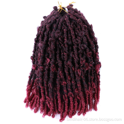 Butterfly locs Crochet Hair Soft Faux Locs Pre looped Braids Synthetic Hair Extension